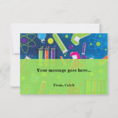 不機嫌科学バースデーパーティーサンキューカード サンキューカード (裏面)