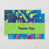 不機嫌科学バースデーパーティーサンキューカード サンキューカード (正面/裏面)