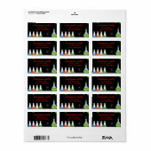 不機嫌科学バースデーパーティー住所 シール (フルシート)