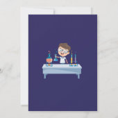 不機嫌科学バースデーパーティー実験招待状 招待状 (裏面)