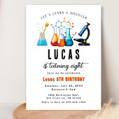 不機嫌科学パーティー誕生日招待状 招待状