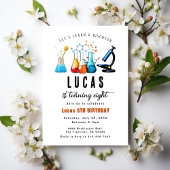 不機嫌科学パーティー誕生日招待状 招待状