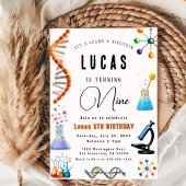 不機嫌科学パーティー誕生日招待状 招待状