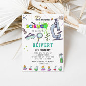 不機嫌科学パーティー誕生日招待状 招待状
