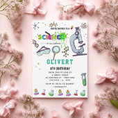 不機嫌科学パーティー誕生日招待状 招待状