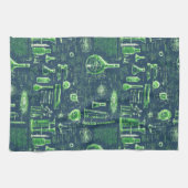 不機嫌科学者の独創的な設計図 キッチンタオル (横)