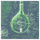 不機嫌科学者の計算 ファブリック (クローズアップ)