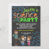 不機嫌科学者の誕生日パーティー 招待状 (正面)