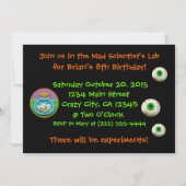 不機嫌科学者パーティー 招待状 (裏面)