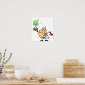 不機嫌科学者ポスター ポスター (キッチン)