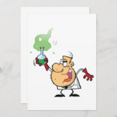 不機嫌科学者招待状 招待状 (正面/裏面)