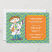 不機嫌科学者招待状: Brunette Boy Potions 招待状 (正面)