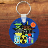 不機嫌科学者 キーホルダー (正面)