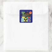 不機嫌科学者 スクエアシール (バッグ)