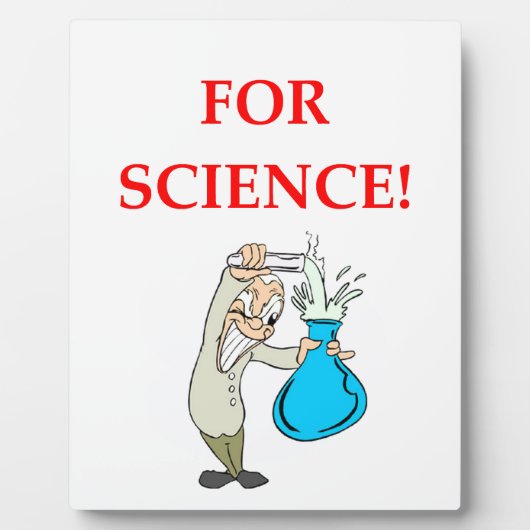 不機嫌科学者 フォトプラーク (正面)