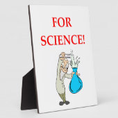 不機嫌科学者 フォトプラーク (側面)