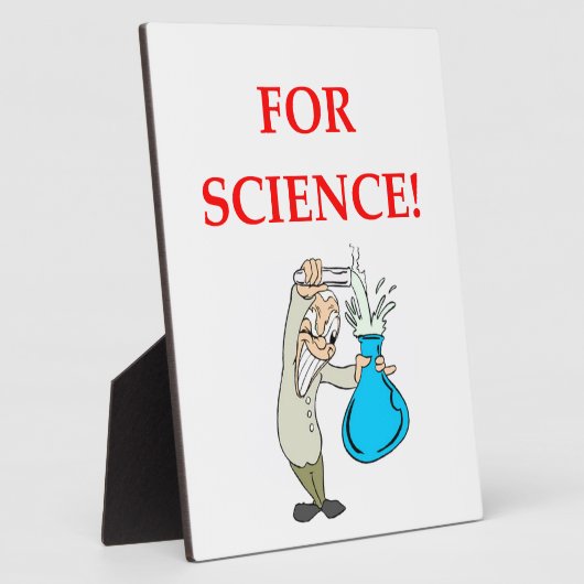 不機嫌科学者 フォトプラーク (側面)