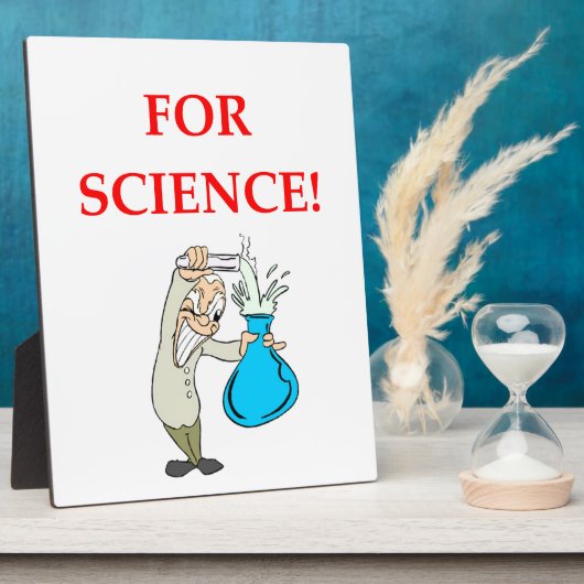 不機嫌科学者 フォトプラーク (側面)