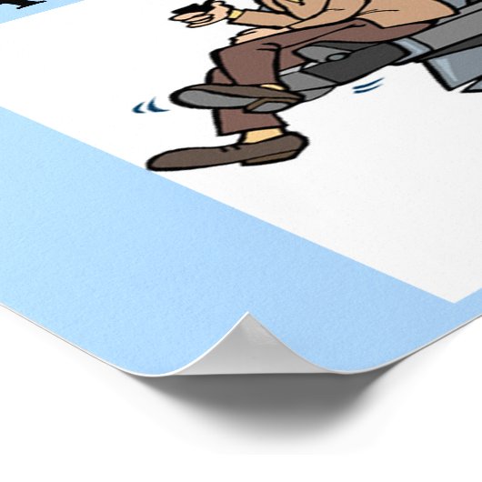 不機嫌科学者 ポスター (角)