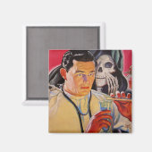 不機嫌科学者 マグネット (正面/裏面)