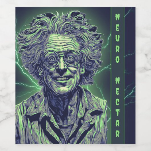 不機嫌科学者 ワインラベル (シングルラベル)