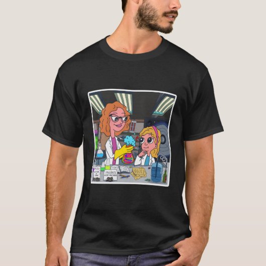不機嫌科学者 Tシャツ (正面)
