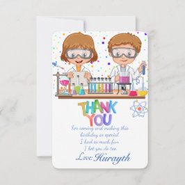 不機嫌科学誕生日サンキューカード サンキューカード