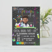 不機嫌科学・科学実験少年誕生会 招待状 (スタンド正面)