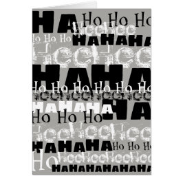 不機嫌笑い誕生日グリーティングカード