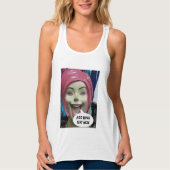 不機嫌笑うマネキン～アンカニーバレーガール タンクトップ (正面)