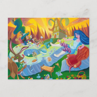 「不機嫌茶パーティー」はがき ポストカード