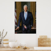 不機嫌誌のビル・クリントンポートレート ポスター (キッチン)