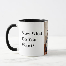 不機嫌読なオフィスキャット マグカップ