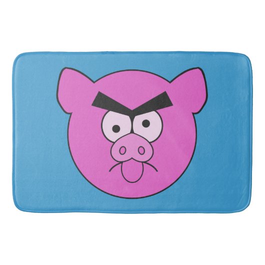 不機嫌豚バスマット バスマット (正面)