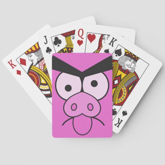 不機嫌遊豚のカード トランプ (裏面)