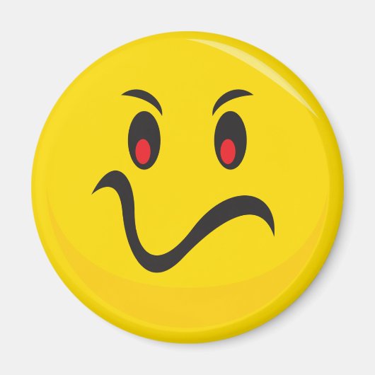 不機嫌顔 マグネット (正面)