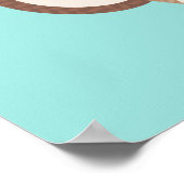 不機嫌顔 メモ ソックスモンキー 赤ちゃん ポスター (角)