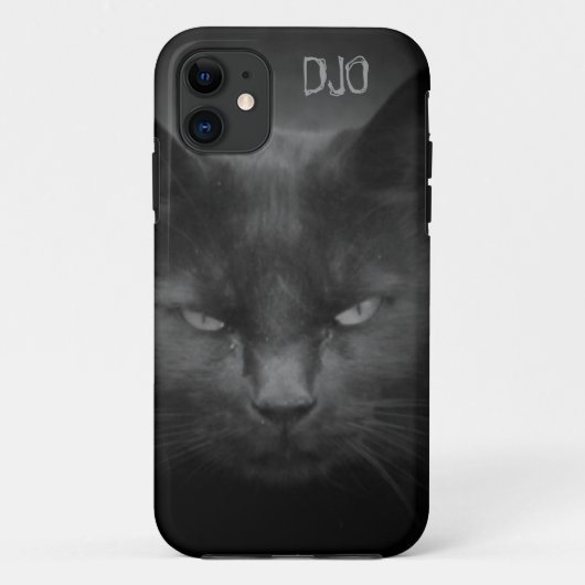不機嫌黒猫 Case-Mate iPhoneケース (裏面)