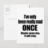 不機嫌1回 ポストカード (正面/裏面)