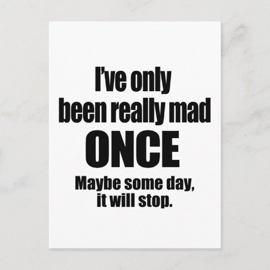 不機嫌1回 ポストカード (正面)