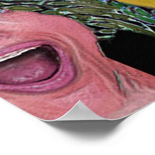 不機嫌 ポスター (角)