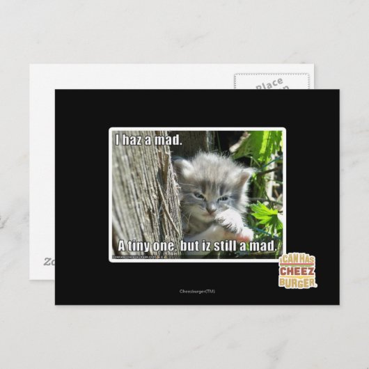 不機嫌 ポストカード (正面/裏面)