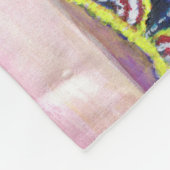 不機嫌·マン·オン·マーケット·アンド·メイン(シンガポール) フリースブランケット (角)