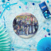 不機嫌·マン·オン·マーケット·アンド·メイン(シンガポール) ペーパープレート (パーティー)