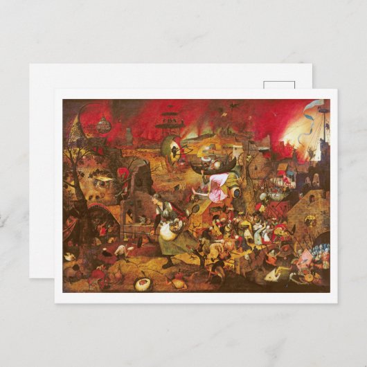 不機嫌・メグ(ダルグレット)、Pieter Bruegel ポストカード (正面/裏面)