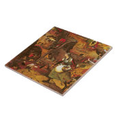 不機嫌·メグ(Dull Gret)、 Pieter Bruegel タイル (側面)