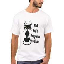 不機嫌、悪いと危険、黒猫