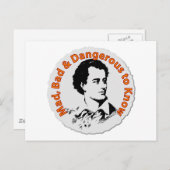 不機嫌、悪くて危険 ポストカード (正面/裏面)