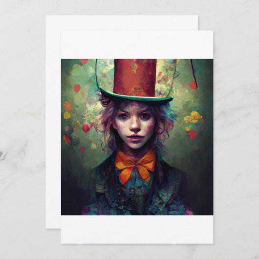 不機嫌 招待状 (正面/裏面)