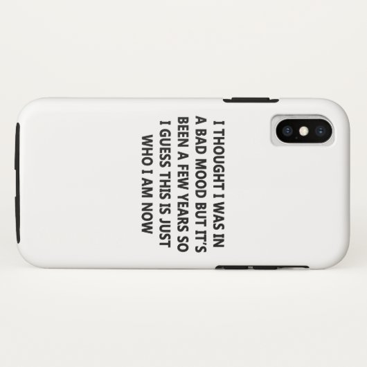 不機嫌 Case-Mate iPhoneケース (裏面(横))